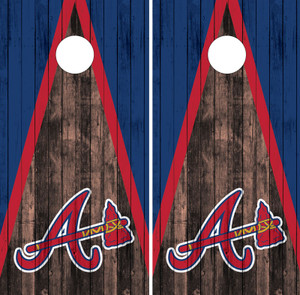 Atlanta Braves Cornhole Wraps / Skins / Decals / Stickers