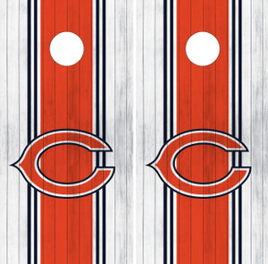 Chicago Bears Cornhole Stickers / Decals / Stickers / Skin Chicago Bears Cornhole Stickers / Decals / Stickers / Skin