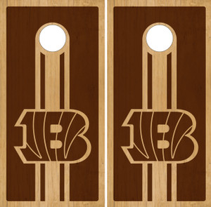Cincinnati Bengals Cornhole Wraps / Stickers / Skins / Decals Cincinnati Bengals Cornhole Wraps / Stickers / Skins / Decals