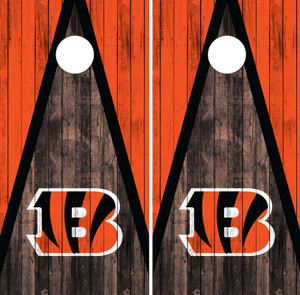Cincinnati Bengals Cornhole Wraps / Stickers / Skins / Decals Cincinnati Bengals Cornhole Wraps / Stickers / Skins / Decals