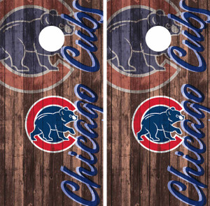 Chicago Cubs Cornhole Wrap / Skins / Decals / Stickers Chicago Cubs Cornhole Wrap / Skins / Decals / Stickers