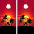 Sunset beach cornhole wraps / skins /decals / stickers / vinyl