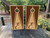 Custom wooden monogram triangle cornhole wraps featuring an elegant engraved-style letter 'E' design with a natural wood finish. Perfect for weddings, anniversaries, and personalized gifts. Custom wooden monogram triangle cornhole wraps featuring an elegant engraved-style letter 'E' design with a natural wood finish. Perfect for weddings, anniversaries, and personalized gifts.