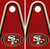 San Francisco 49ers Cornhole Wraps / Skins / Decals / Stickers