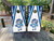 North Carolina Tar Heels Cornhole Wraps / Stickers / Decals / Vinyl