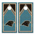 Carolina Panthers Cornhole Wraps, Vinyls, Stickers, Decals