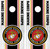 United States Marine Corp Cornhole Wraps / Skins