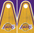 LA, Los Angeles, lakers, Basketball Cornhole Wrap / Skins / Decals / Stickers