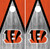 Cincinnati Bengals Cornhole Wraps / Stickers / Skins / Decals