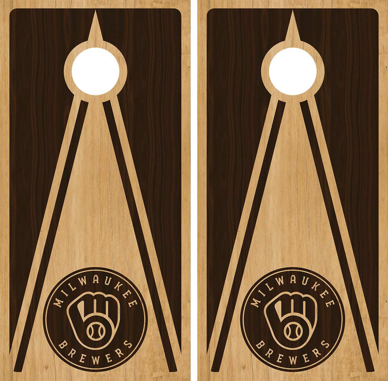 Brewers Cornhole Wraps / Skins / Vinyls / Decals / Stickers