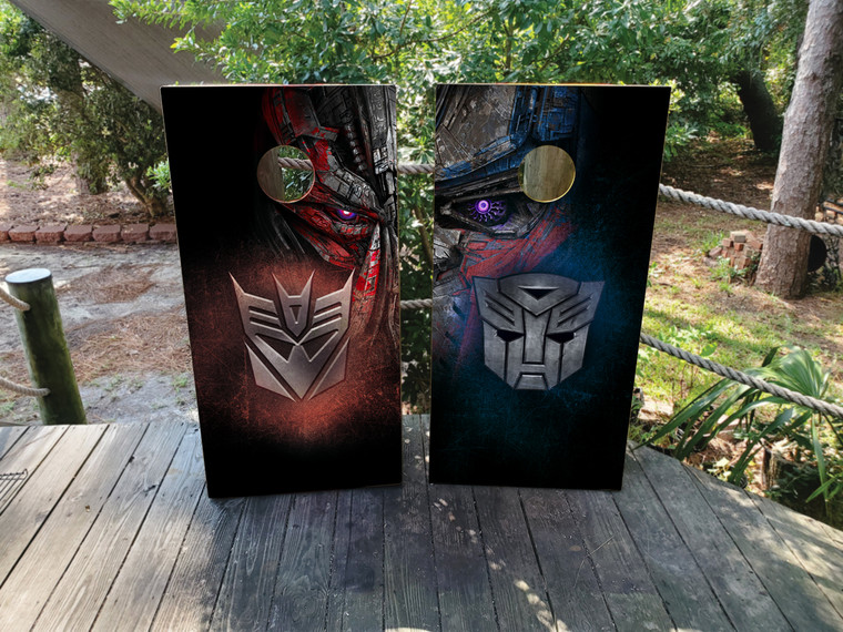 Transformers Cornhole Wraps