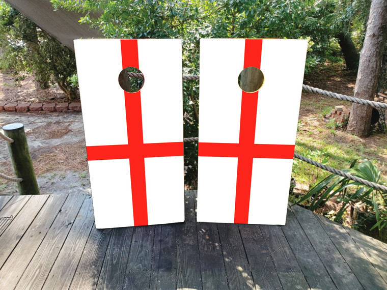 Saint George flag Cornhole Skins / Wraps / Decals