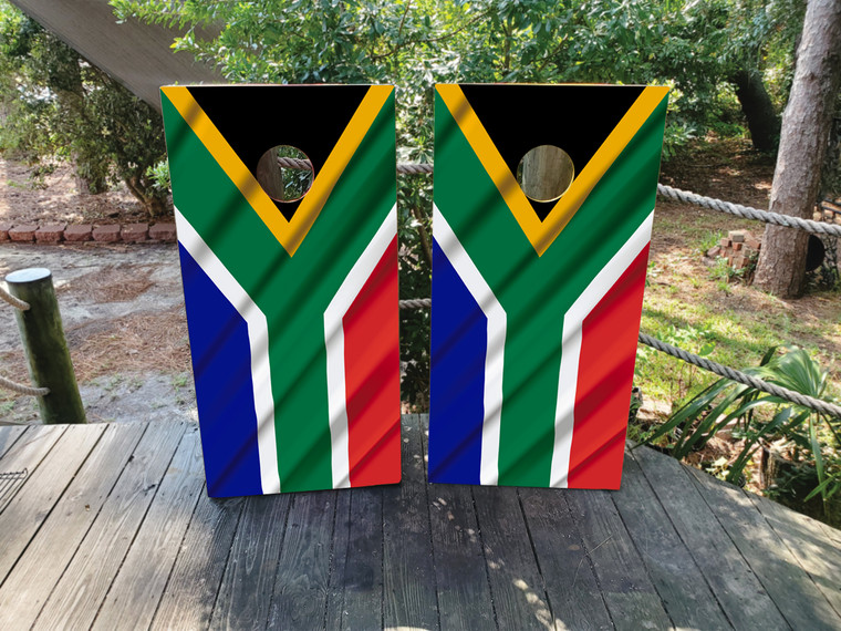 South African flag Cornhole Skins / Wraps / Decals