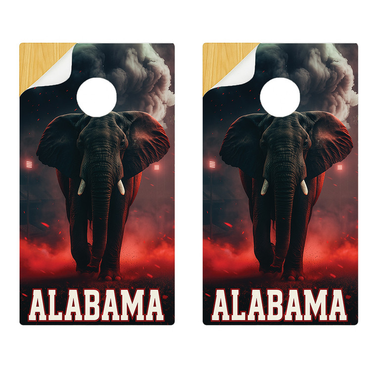 Alabama Roll Tide Cornhole Wraps