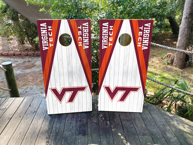 Virginia Tech Hookies Cornhole Wraps / Stickers / Decals / Vinyl