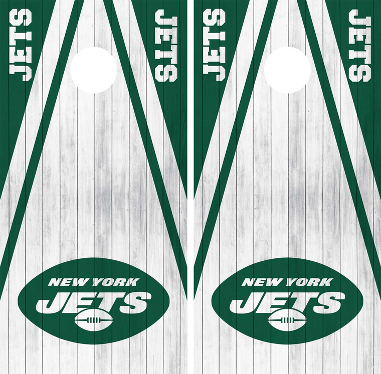 New York Jets Cornhole Wraps and Skins