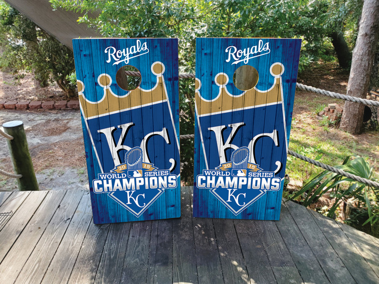 Kansas City Royals,  Cornhole Wraps Skins Vinyls Decals Stickers