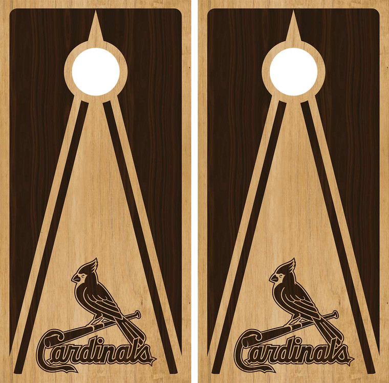 St. Louis Cardinals Cornhole Wraps, Decals, Stickers, Vinyl