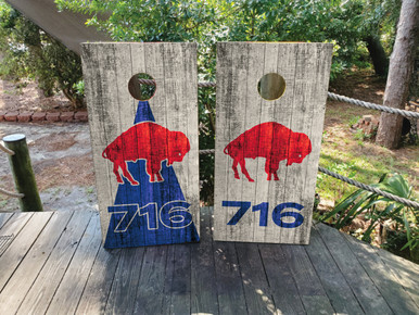 Buffalo Bills Cornhole Wraps, Cornhole Skins Vinyls