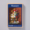 Severin Roesen Flower Still Life With Birds Nest Puzzle