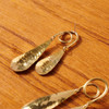 Zelik Liquid Bronze Double Drop Earrings by Zelik