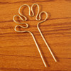 Keta Handmade Anemone Bronze Hair Pin by Keta Handmade