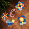 Bird, Flower, Star Paper Ornaments