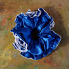 Room Shop Lace Trim Blue Ruffle Hair Scrunchie by Room Shop