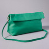 Leather Crossbody Bag - Green