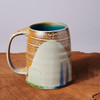 Samantha Bartlett Tri Color Salt-Fired Beer Mug by Samantha Bartlett 