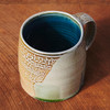 Samantha Bartlett Tri Color Salt-Fired Diner Mug by Samantha Bartlett 