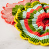 Ruffle Knit Scrunchie Set - Jade/Green