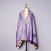 Dusty Blue Silk Sari Scarf