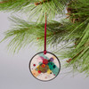 Kandinsky Circles in a Circle Ornament by The Painted Lily