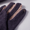 Wool & Cashmere Gloves w/Button Accent