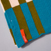 Blush & Teal Tiles Knit Scarf