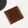 Square Rare Wood Pin