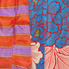 1940's Vintage Tumugi Hand Woven Silk Resist Dye Haori