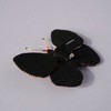 Embroidered & Beaded Butterfly Pin Variable False Acraea