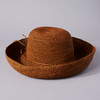 Tobacco Crochet Straw Hat