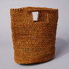 Mini Crochet Straw Basket-style Bag - Tobacco