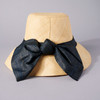 Cara Straw Hat with Black Big Bow