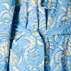 Blue Thistle Block Print Robe