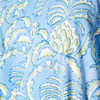 Blue Thistle Block Print Robe