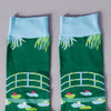 Monet The Japanese Footbridge and Water Lily Pool Socks