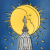 James Boyle The Moon City Hall Philly Tarot Deck Print 8 x 10 by James Boyle