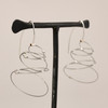 Stainless Steel Gravity Spiral Earrings