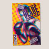 Blade to the Heat, Public Theater 1994 Silkscreen Poster designed by Paula Scher