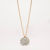 Queen Anne's Lace Pendant with Rope Chain