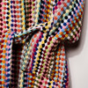 Multicolor Turkish Cotton Pompom Robe